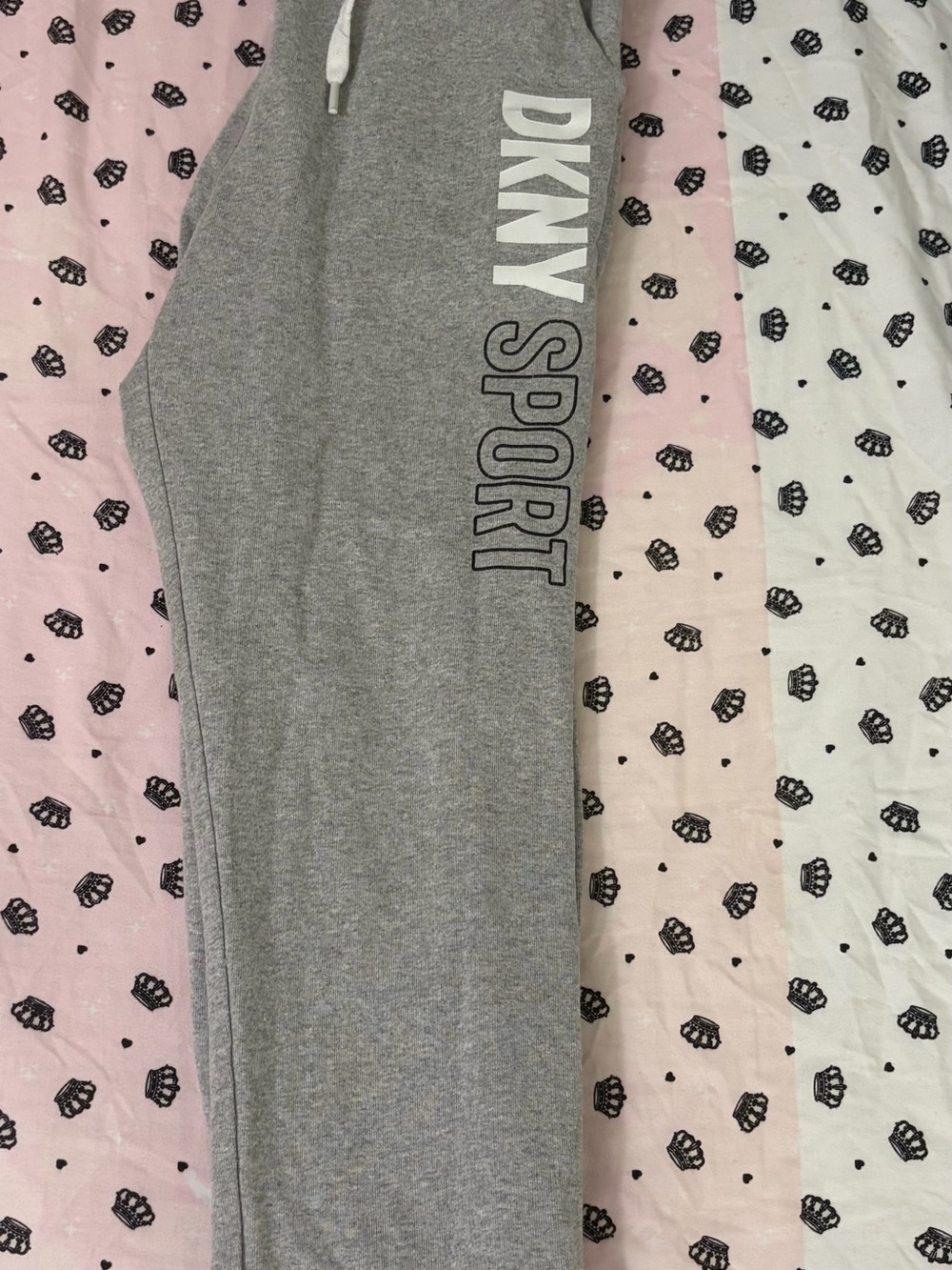 DKNY Gray Girls' Sport Jogger Pants